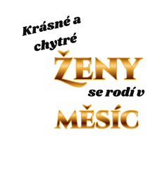 Dámské tričko "Krásné a hodné ženy se rodí v..." s výběrem měsíce