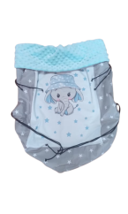 Nepadací deka slon s vyšitým jméne