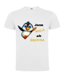 Tričko tučňák jsem malá, ale šikovná