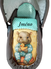 Minky deka s vyšitým menom HROŠÍK