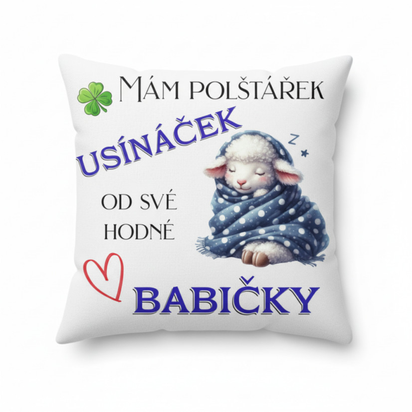 Polštář Usínaček ovečka od babičky Polštář Usínaček ovečka od babičky