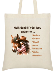 Taška Nejdůležitější věci jsou zadarmo