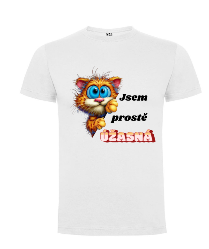 Tričko kočička jsem úžasná