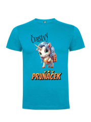 Tričko Čerstvý prvňáček jednorožec