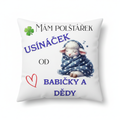 Polštář Usínaček ovečka od babičky a dědy