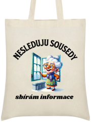 Taška Nesleduju sousedy, sbírám informace
