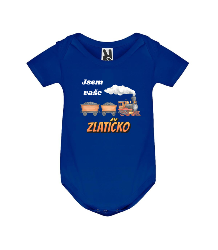 Body vláček jsem vaše zlatíčko - Barva: Šedá