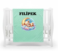Minky deka se jména – motiv Medvídek na obláčku