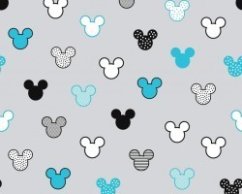 Mickey na šedé - xxl souprava do postýlky