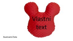 Polštář Mickey - VLASTNÍ TEXT