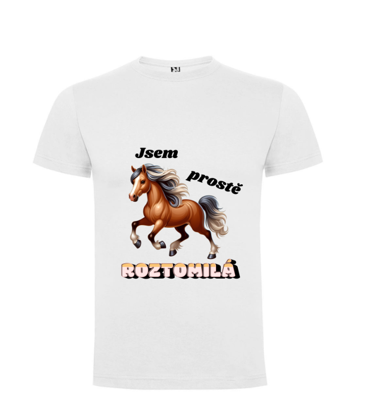 Tričko kůň Jsem prostě roztomilá