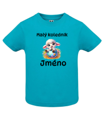 Dětské velikonoční tričko s vlastním jménem - motiv ovečka