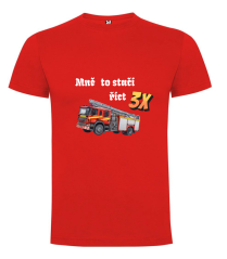 Tričko hasičské auto Mně to stačí říct 3x