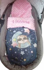 Minky deka leňoch s vyšitým menom