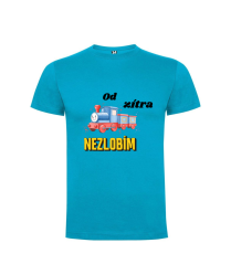 Tričko vláček Od zítra nezlobím