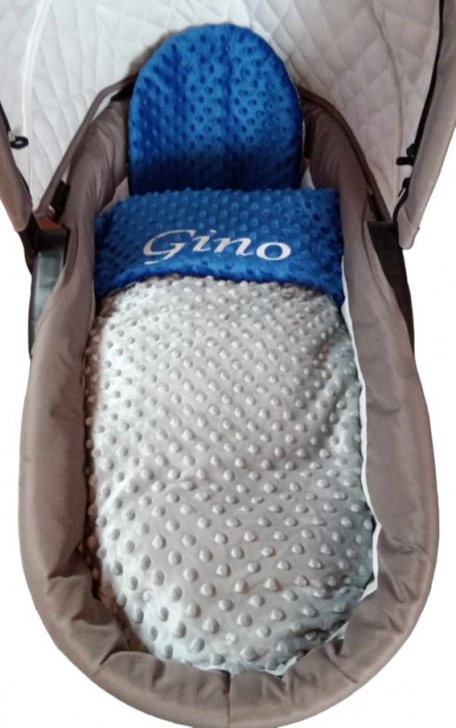 Minky deka s výšivkou jména