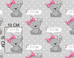 Medvídek I 's a Girl - xxl souprava do postýlky