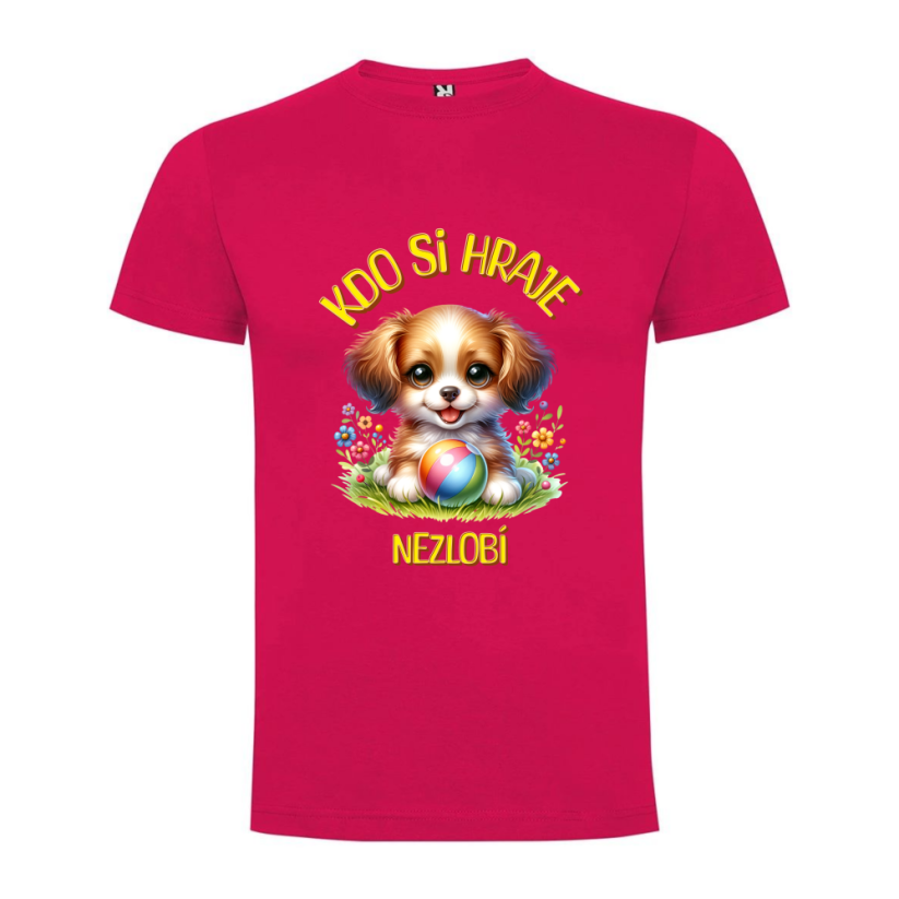 Tričko Kdo si hraje nezlobí