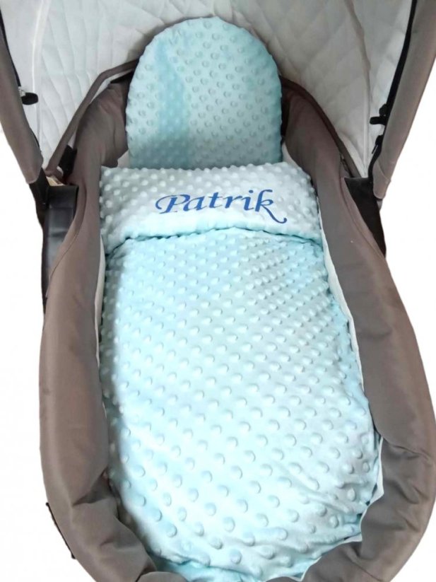 Minky deka s výšivkou jména