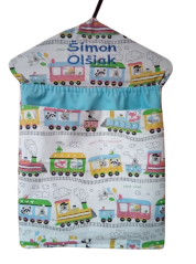 Kapsář do školky - vláčky