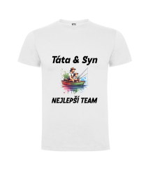 Pánské tričko Táta a syn nejlepší team