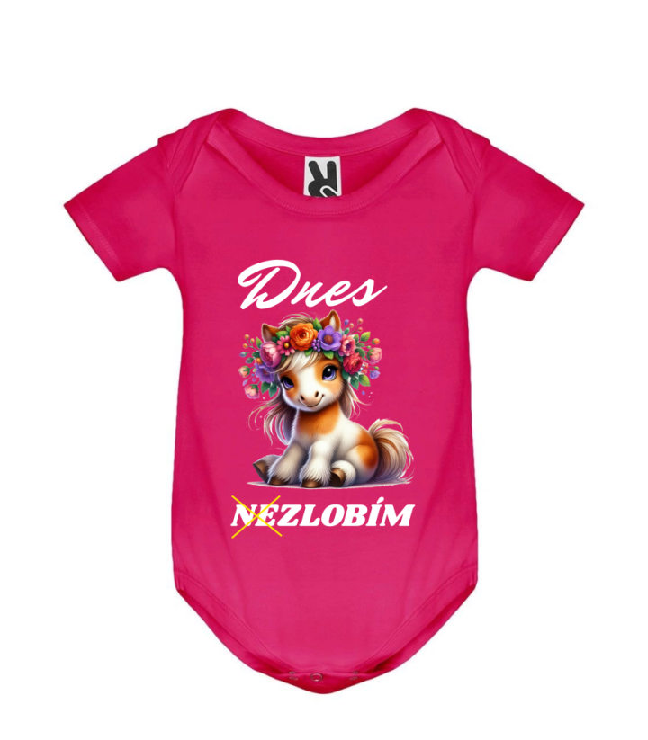 Body  poník Dnes nelobím - Barva: Šedá