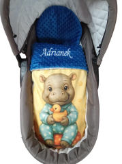 Minky deka s vyšitým menom HROŠÍK