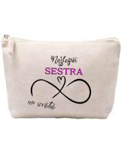 Kosmetiská taštička Nejlepší sestra
