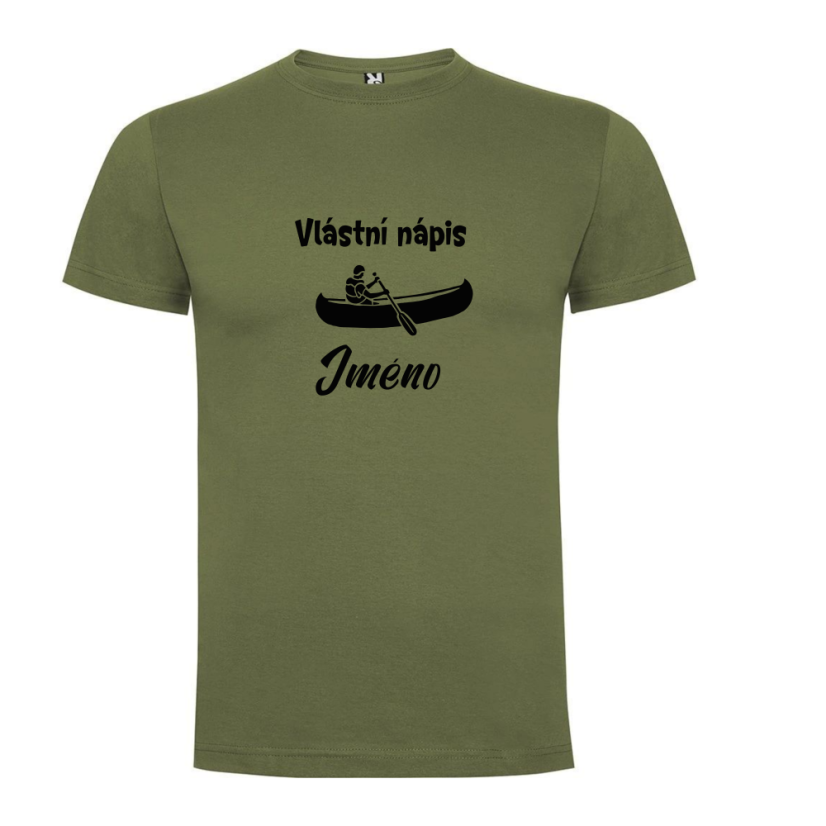 Vodácké tričko vlastní nápis a jméno
