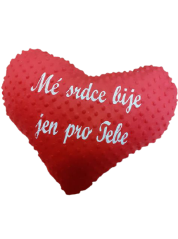 Polštář srdce -  Mé srdce bije jen pro Tebe
