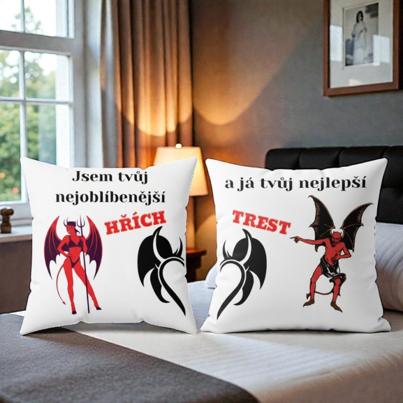 Sada polštářů: Čertice a Ďábel