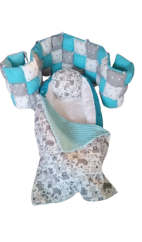 Kočička s pejskem - xxl souprava do postýlky