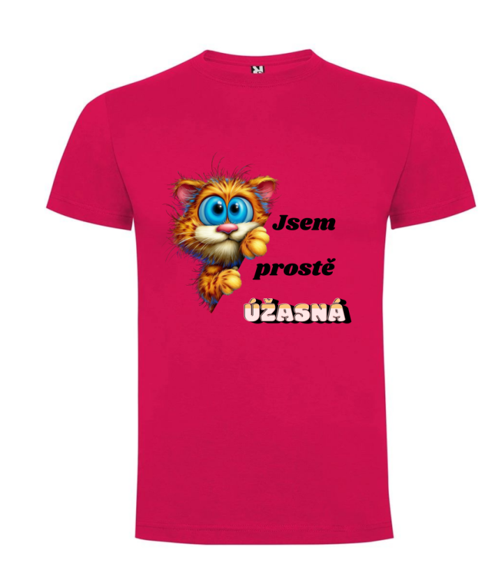 Tričko kočička jsem úžasná