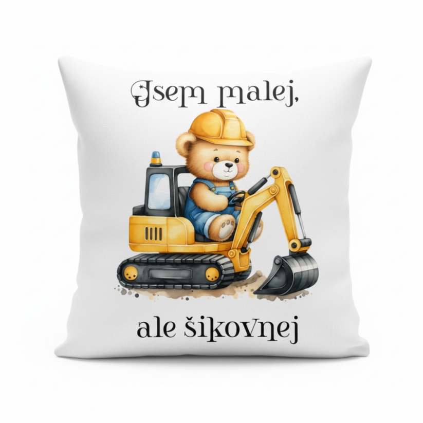 Polštář barg Jsem malej, ale šikovnej