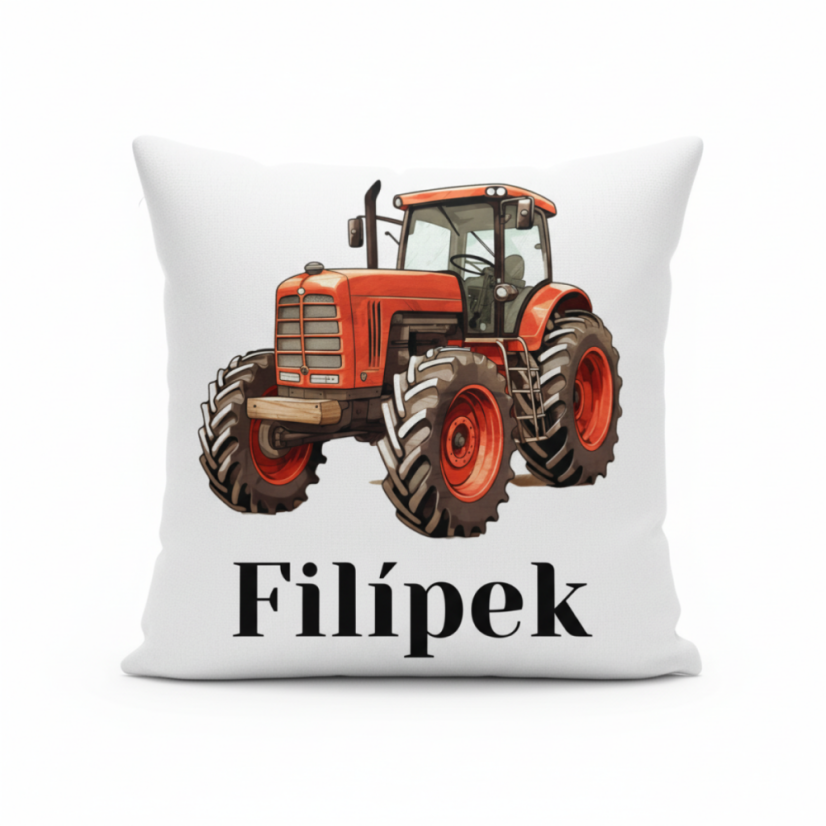 Polštář TRAKTOR se jménem - Varianta traktoru: Žlutý