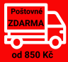 Poštovné ZDARMA od 850 Kč