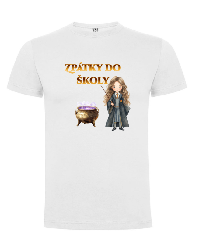 Tričko Zpátky do školy - motiv kouzelnický