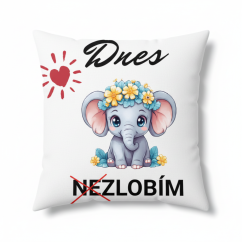 Polštář slon Dnes nezlobím