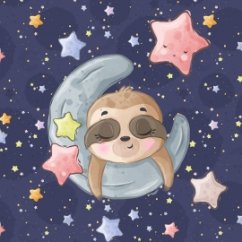 Nepadací deka lenochod s vyšitým jménem