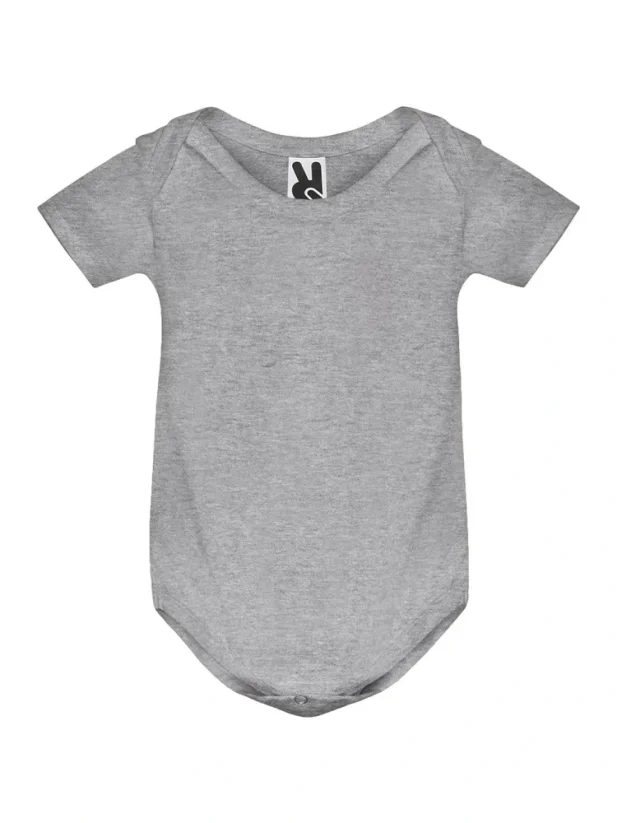 Body se jménem a datem narození Handmade by Mamka & Taťka - Barva: Šedá