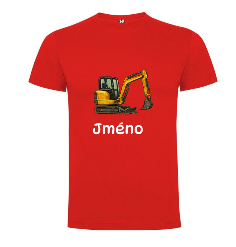 Tričko se jménem bagr
