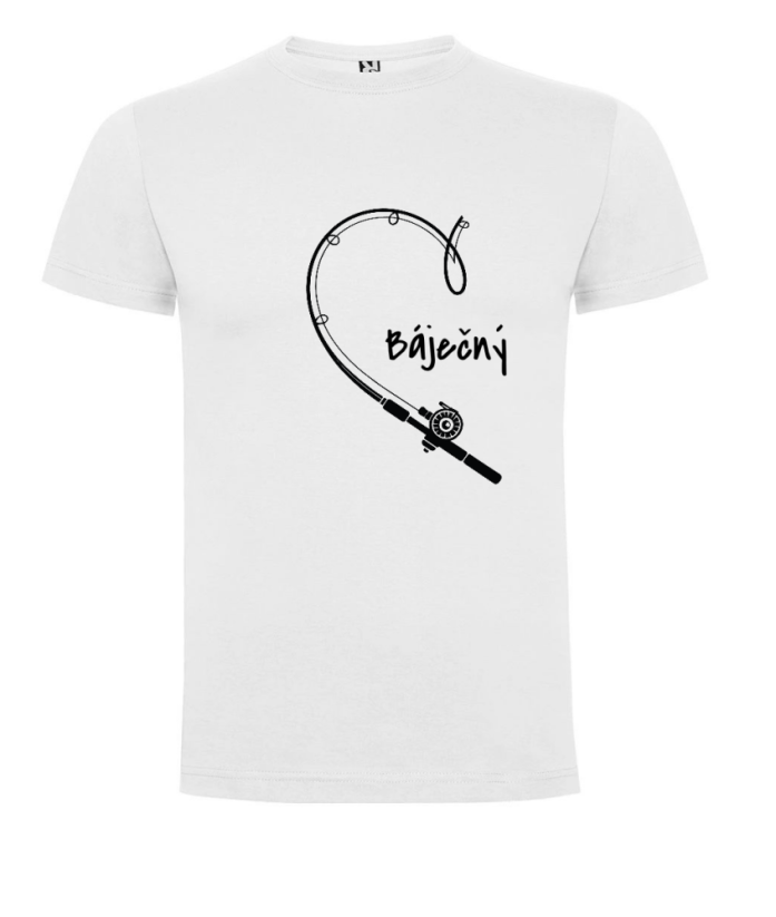 Párové tričko BÁJEČNÝ ÚLOVEK - Barva: Černá