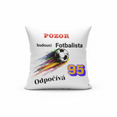 Polštář Budoucí fotbalista odpočívá