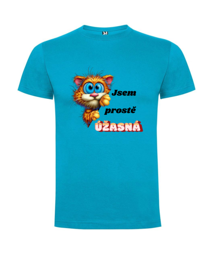 Tričko kočička jsem úžasná
