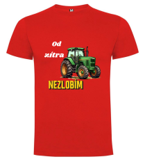 Tričko traktor Od zítra nezlobím