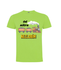 Tričko vláček Od zítra nezlobím