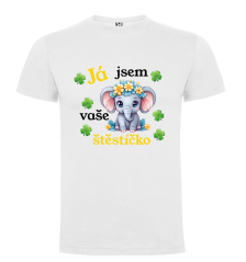Tričko slon já jsem vaše štěstíčko