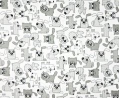 Oboustranné hnízdečko s podložkou kočička s pejskem