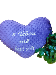Polštář srdce - S tebou mě baví svět