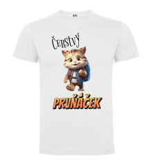 Tričko Čerstvý prvňáček kočka